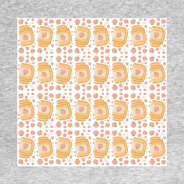 peach juice box pattern by TASCHE